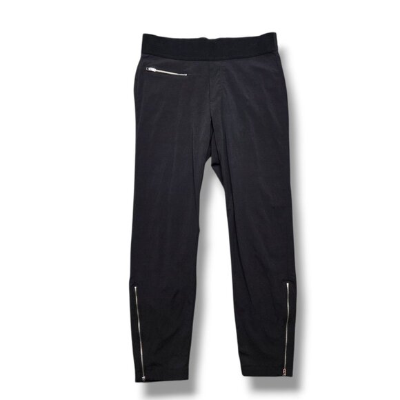 Athleta Mod Trekkie Crop Pant Womens 6 Ripstop Hiking Travel Black - Picture 1 of 10